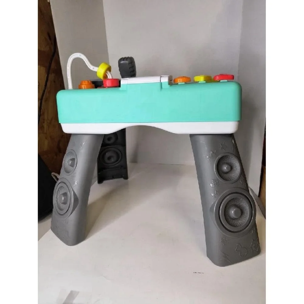 Fisher-Price Baby Toddler Toy Laugh Learn Mix Learn DJ Table Musical WORKS Clean